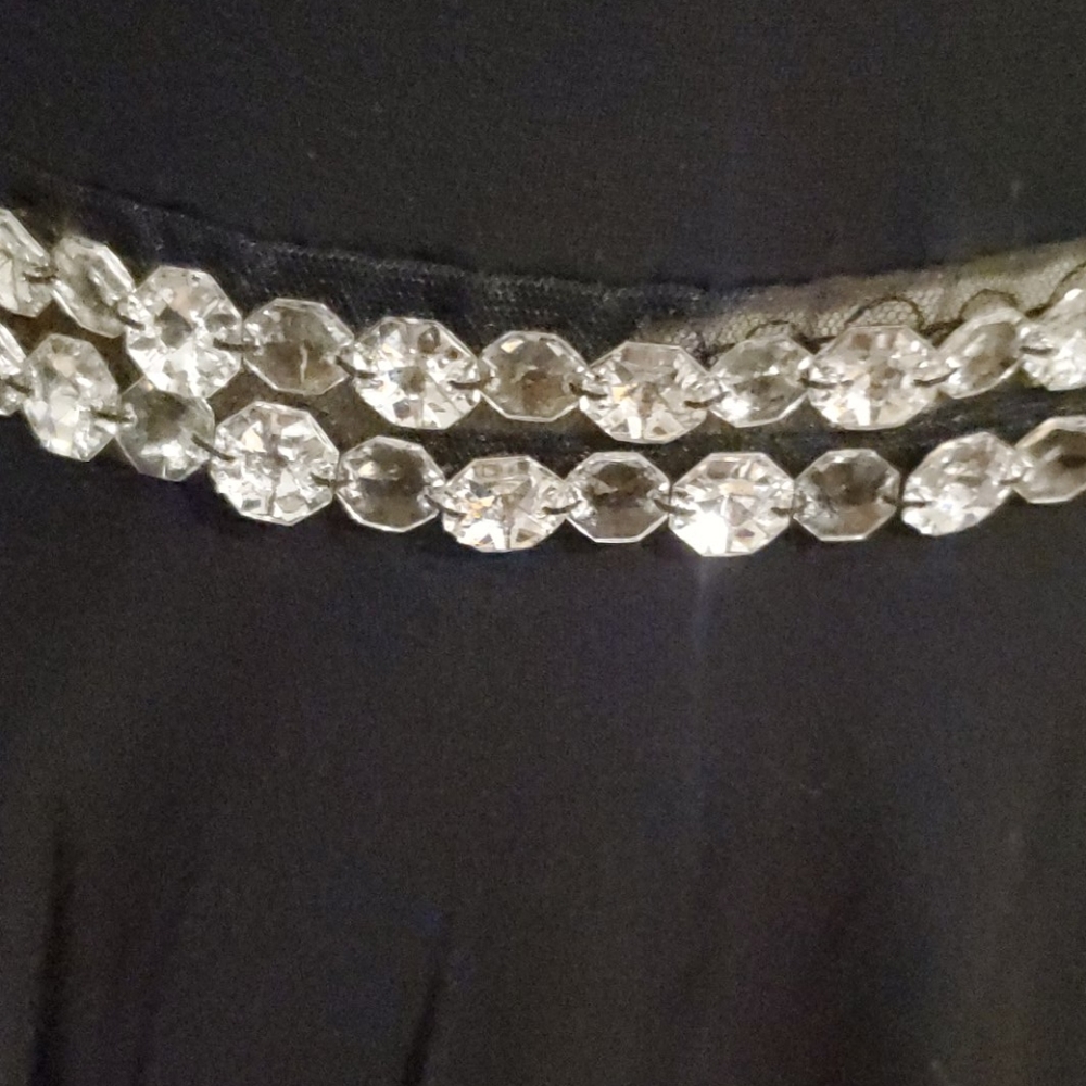 VENUS Sparkle Peplum Style 3/4 Sleeve - Picture 2 of 3
